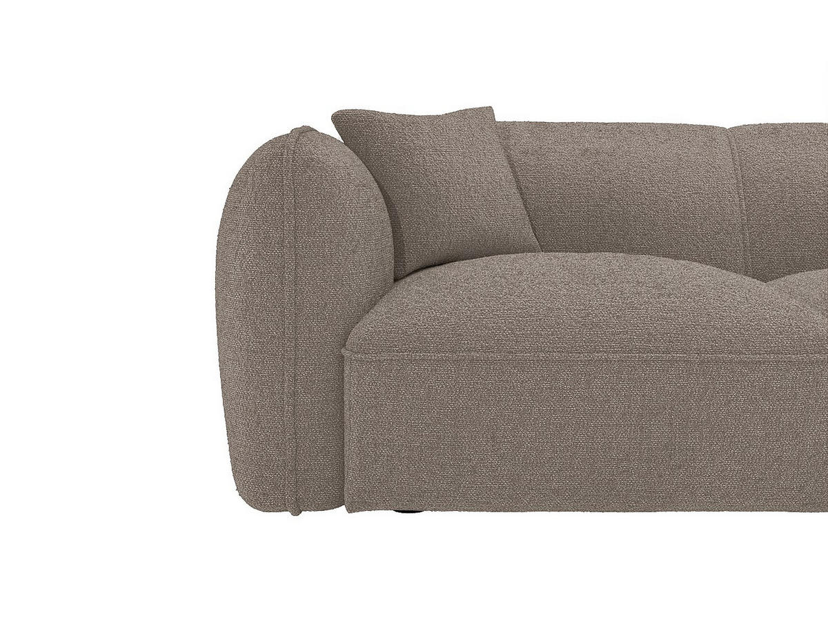 SCHLAFSOFA - 5 Personen - stoff - taupe Camilio - Taupe, Textil (274/74/174cm) - Vente-Unique