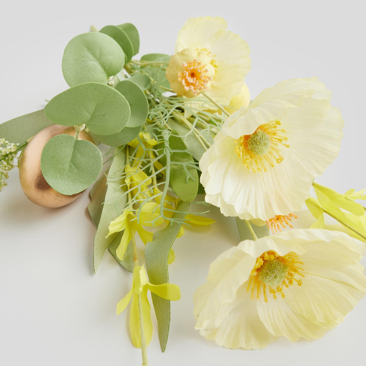 BLUMENSTRAUSS Evos - Hellgelb, Kunststoff (11cm) - home&you