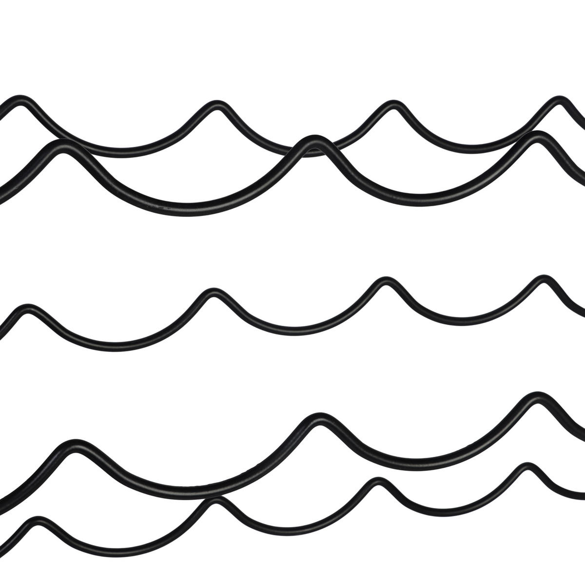 WEINREGAL - Schwarz, Holzwerkstoff/Metall (59/88/30cm) - Relaxdays