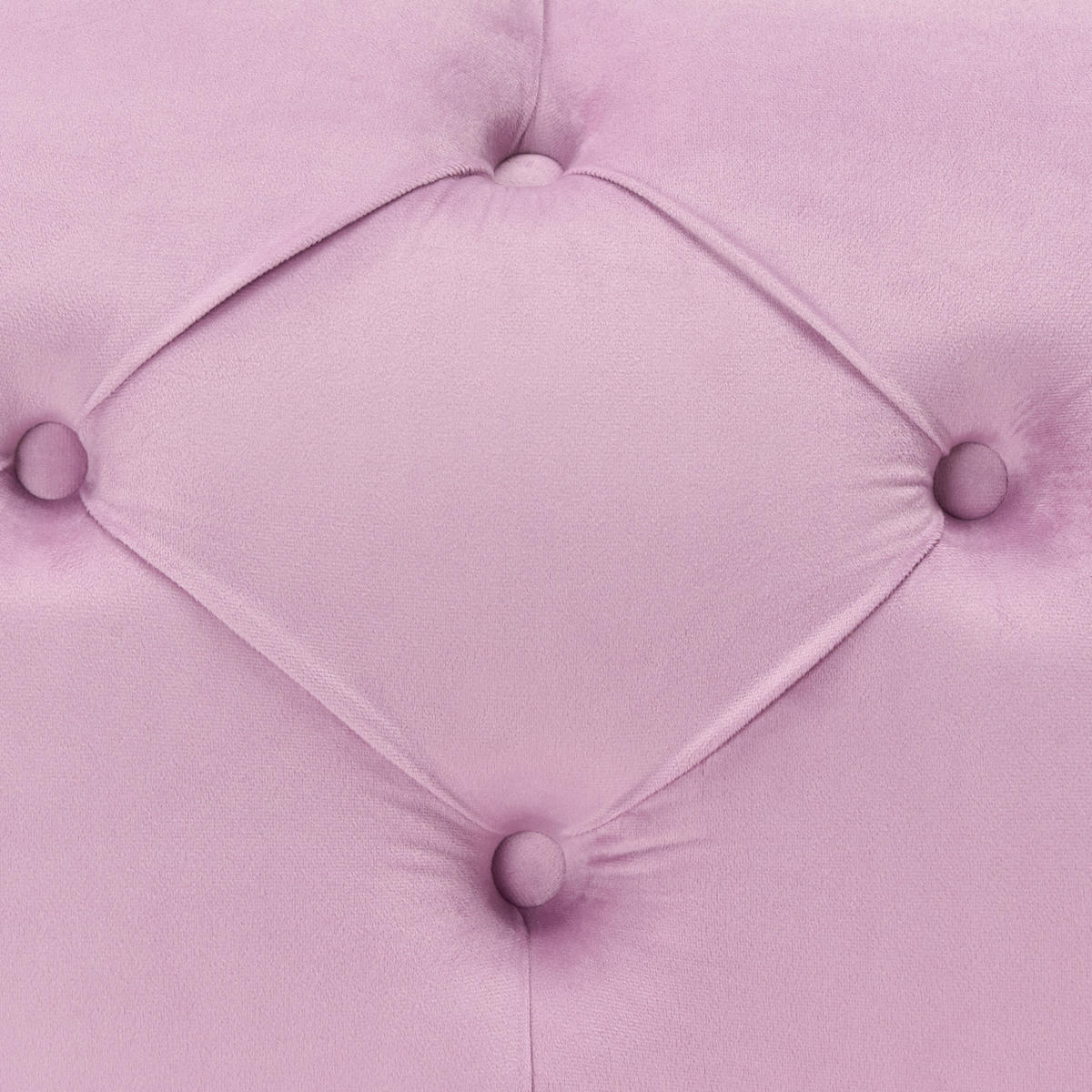 ČALOUNĚNÉ LEHÁTKO CHAISE LONGUE Sametová látka Světle fialové Nantilly - fialová, textil (175/76/70cm) - Beliani