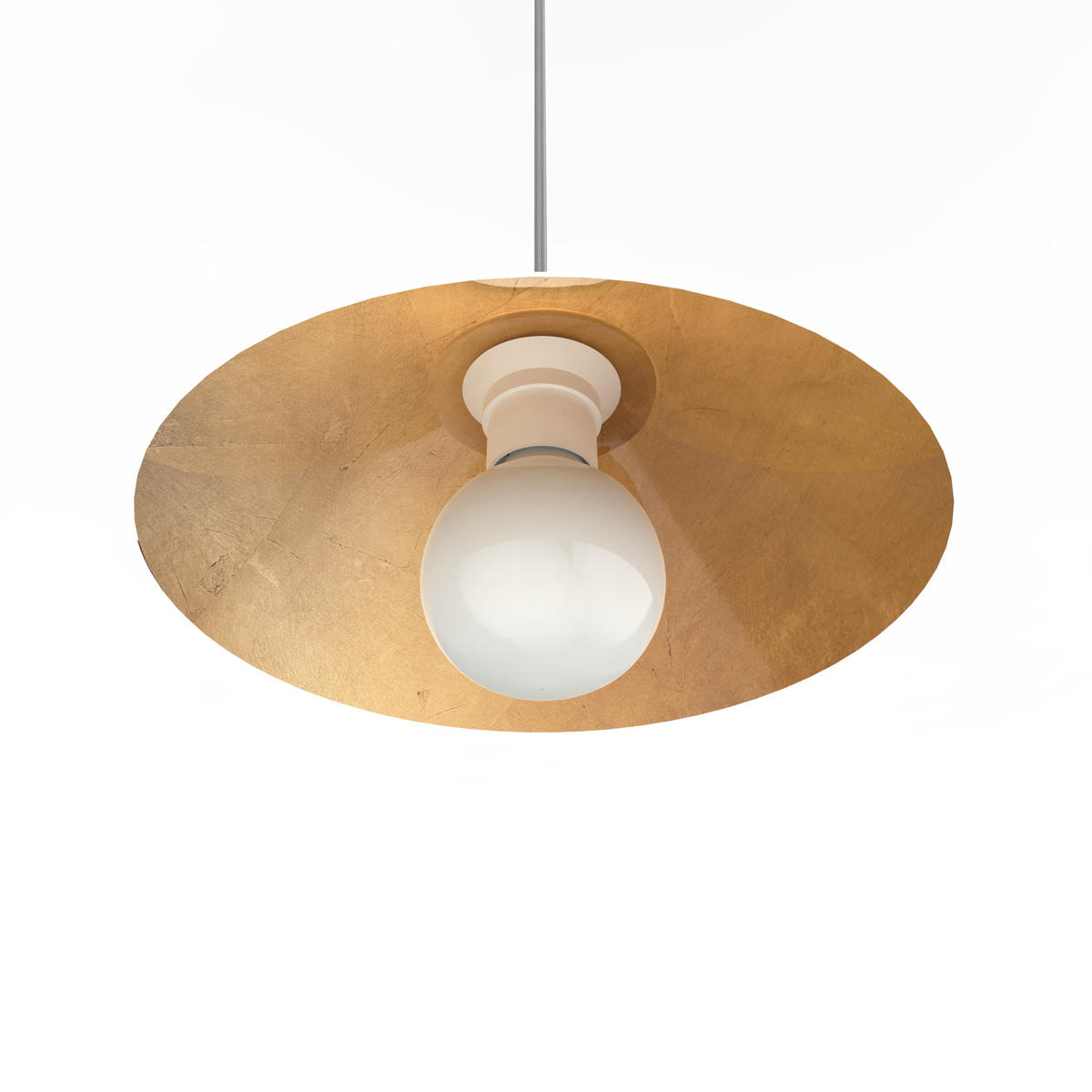 HÄNGELEUCHTE - Goldfarben, Metall (25/25/10cm) - Lumicom