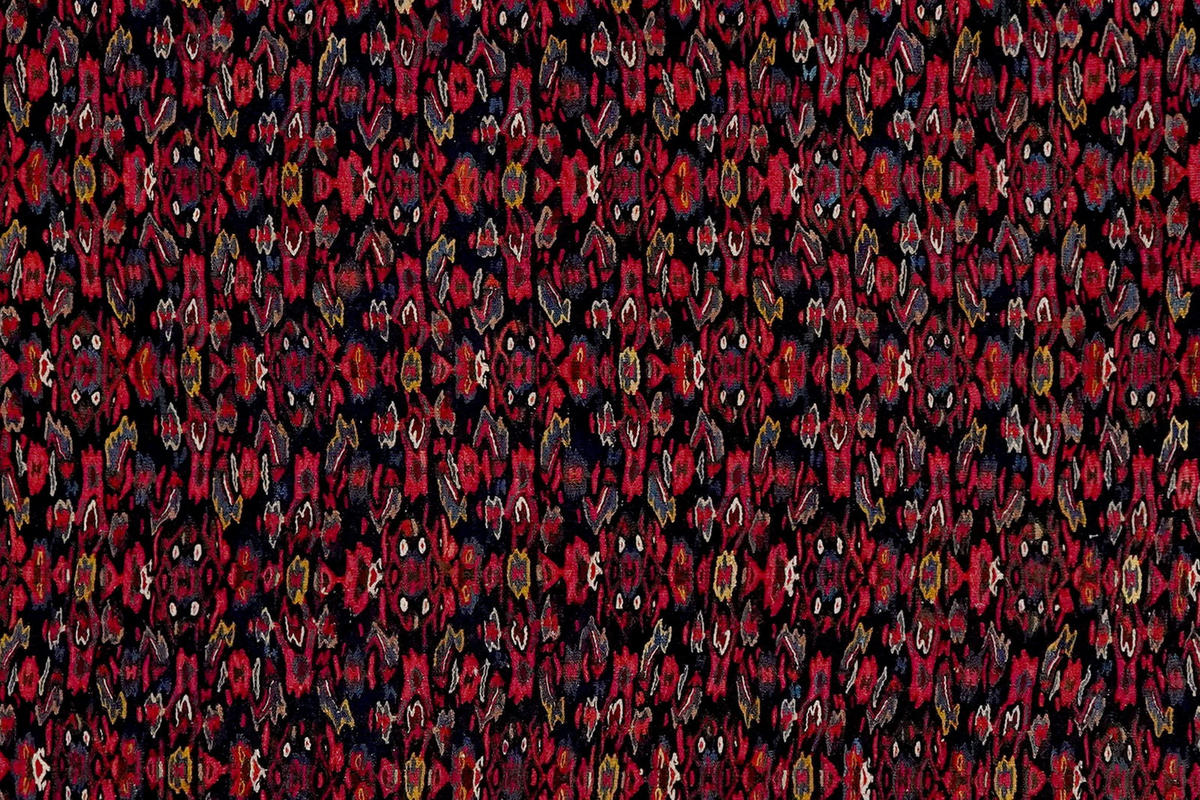 HANDWEBTEPPICH Kelim Senneh Blau 200/135 cm Schurwolle - Blau, Textil (135/200cm) - Looma