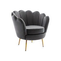 SOFAGARNITUR ohne Schlaffunktion - 3 Personen-Sitzer - Samt, Stoff - Anthrazitgrau - - Anthrazit, Textil (124/78/75cm) - Vente-Unique