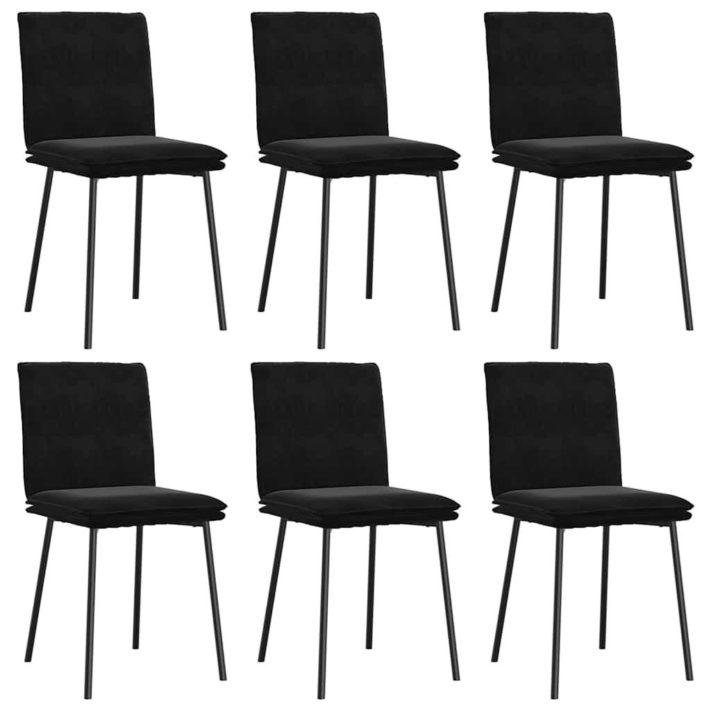 Deluke Esszimmerstühle Schwarz 135x83x54 cm
