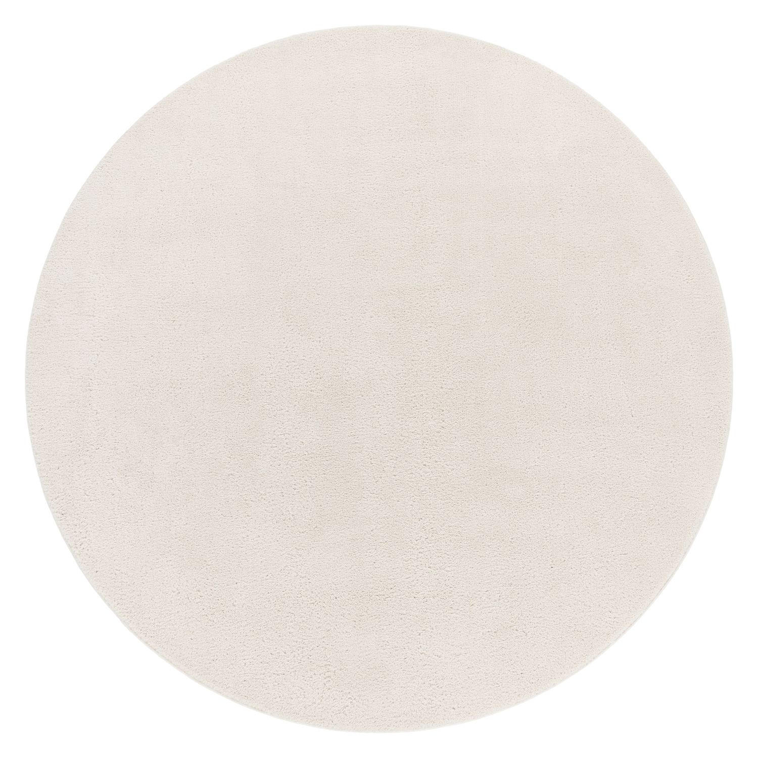 FLACHWEBETEPPICH Creme Ø 200 cm - Creme, Kunststoff (200/200cm) - TT Home