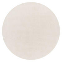 FLACHWEBETEPPICH Creme Ø 80 cm - Creme, Kunststoff (80/80cm) - TT Home
