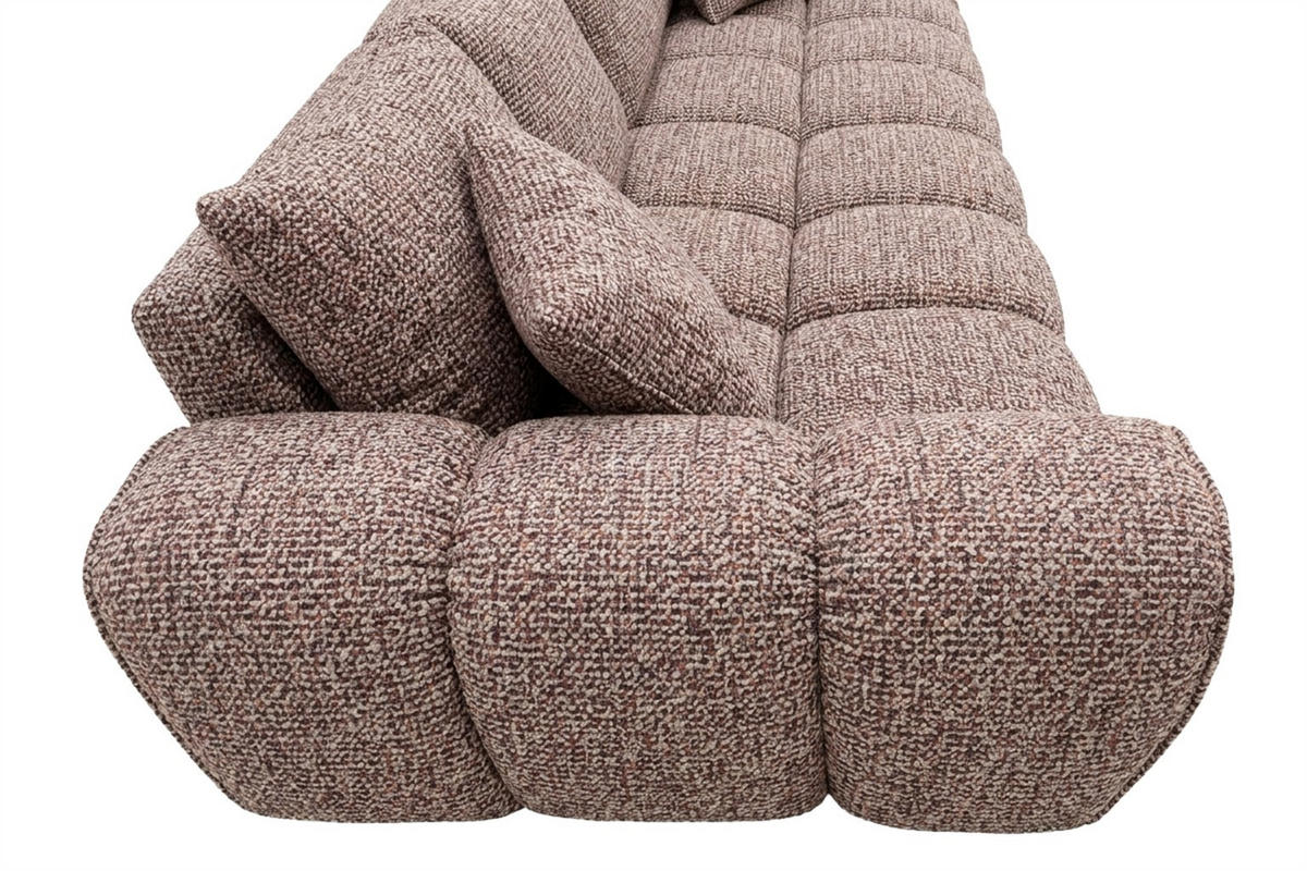 ROZKLÁDACÍ POHOVKA s úložným prostorem, žinylková tkanina Puente, Purpurová, COSMOPOLITAN - fialová, dřevo (240/80/97cm) - Kaiser Möbel