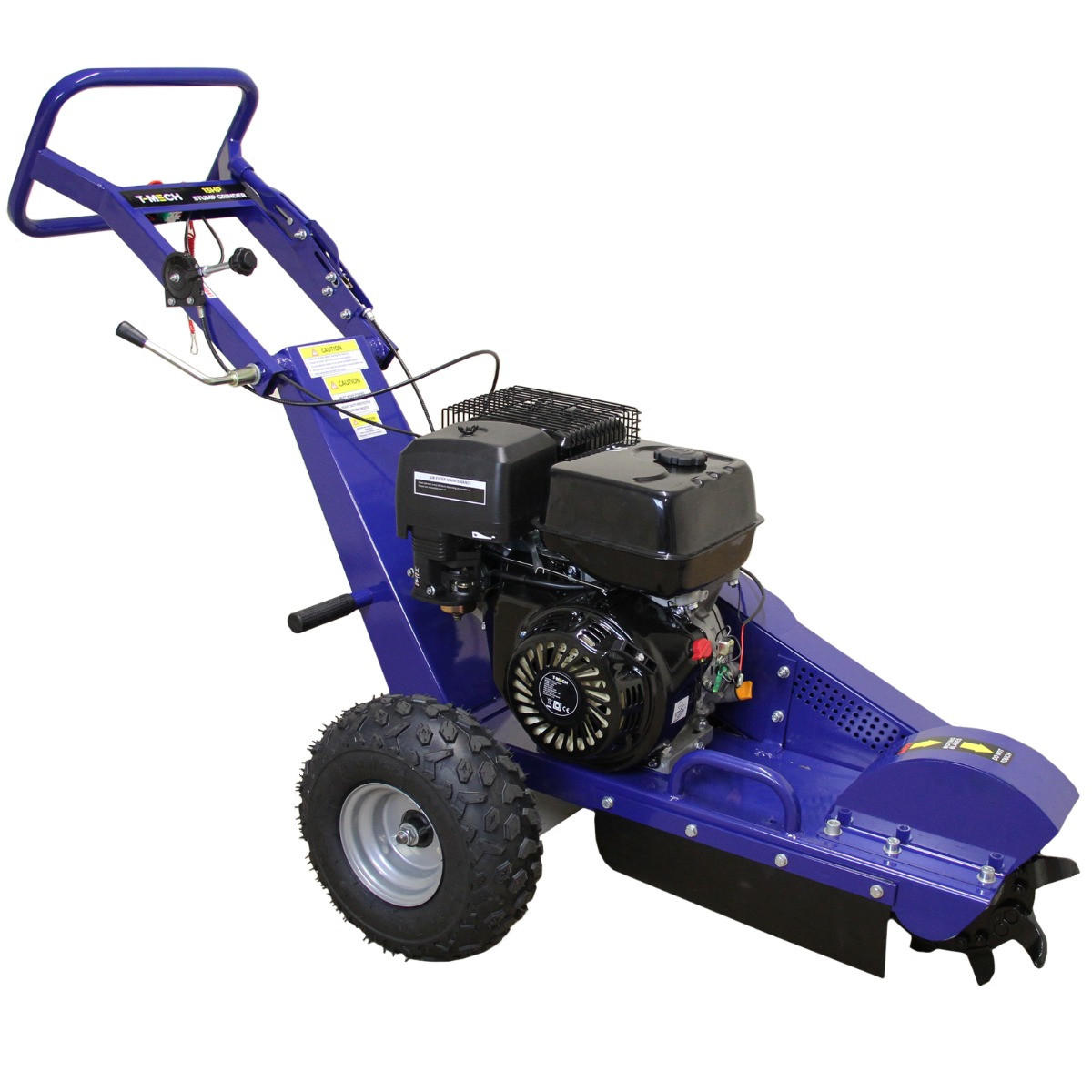 BAUMSTUMPFFRÄSE STUBBENFRÄSE 15PS - Blau, Metall (70/158/120cm) - T-Mech