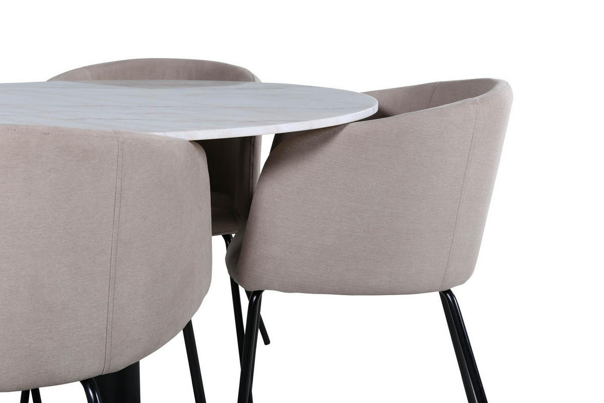 TISCHGRUPPE Beige - Beige, Holzwerkstoff (106/75/106cm) - ebuy24