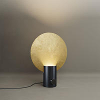 TISCHLAMPE Cloud Blattgold Ø 30cm - Goldfarben, Metall (44/30/44cm) - s.luce