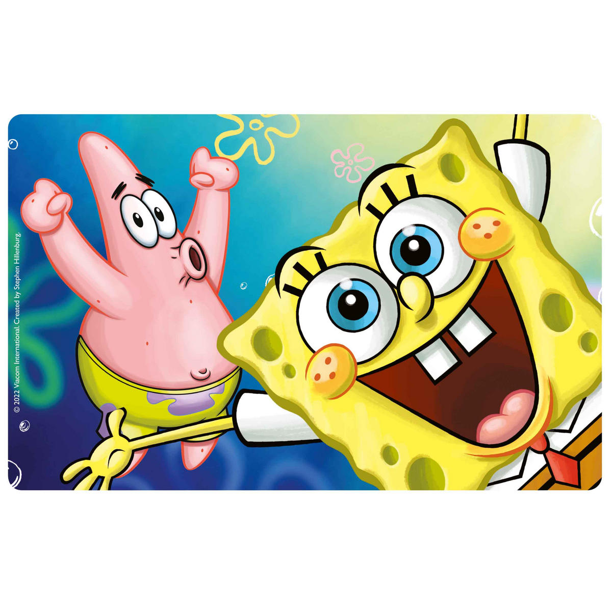 BROTDOSE Spongebob Schwammkopf Spongebob und Patrick Gelb 17,5 x 12,8 x 6,9 cm - Gelb, Kunststoff (17.5/6.9/12.8cm)