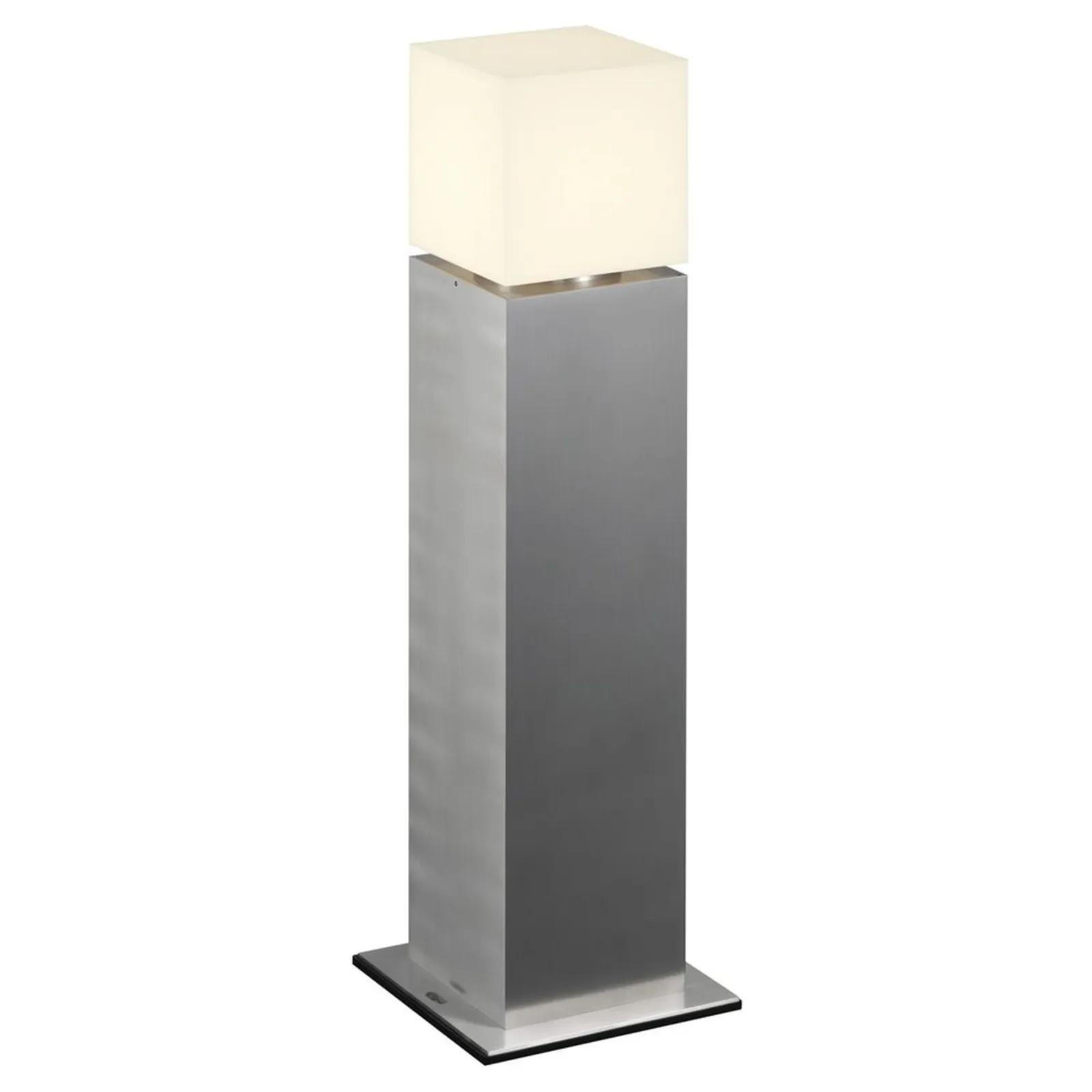 WEGELEUCHTE Square Aluminium-gebürstet - Alufarben, Metall (13/13/60cm) - SLV