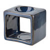 DUFTLAMPE Basic Blau 9.5/7.5/8.5 cm Keramik - Dunkelblau, Keramik (8.5cm) - Mondex
