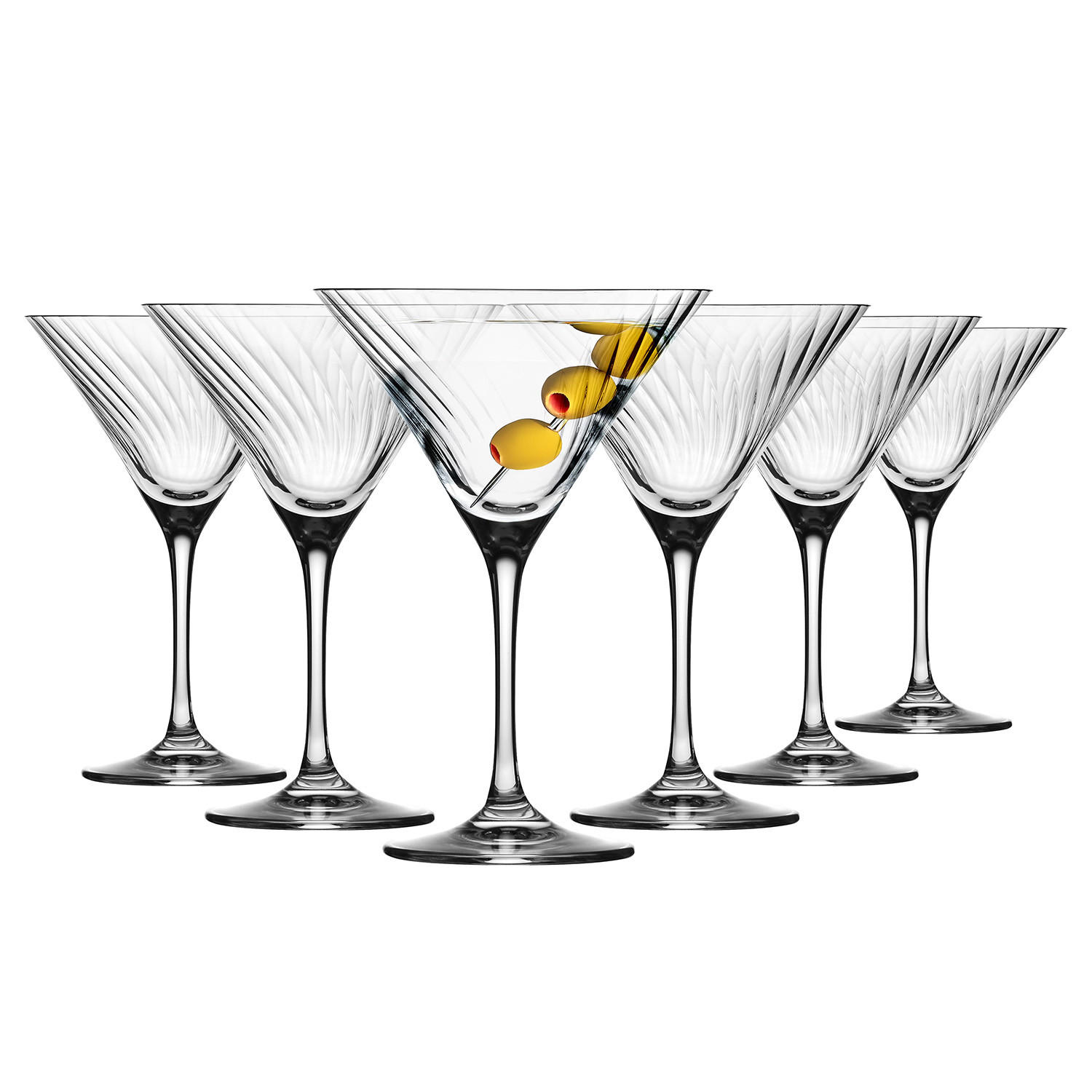 MARTINIGLÄSER, 6er-Set, 240 ml - Transparent, Glas (0.24L) - Krosno Glass
