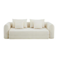 SCHLAFSOFA - 3 Personen - Stoff - Beige - - Beige, Textil (240/87/111cm) - Vente-Unique