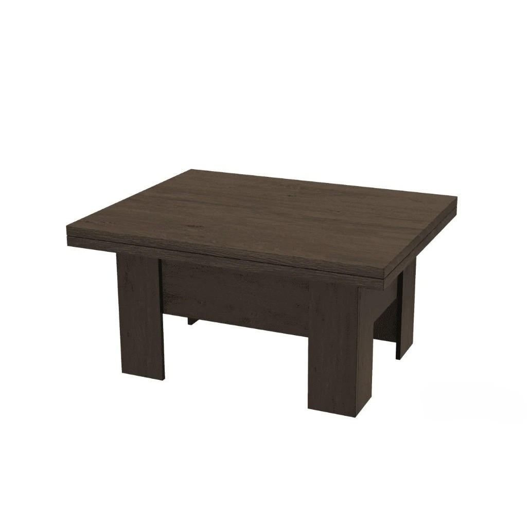 Masseno Esstisch Graubraun 80x78x100 cm