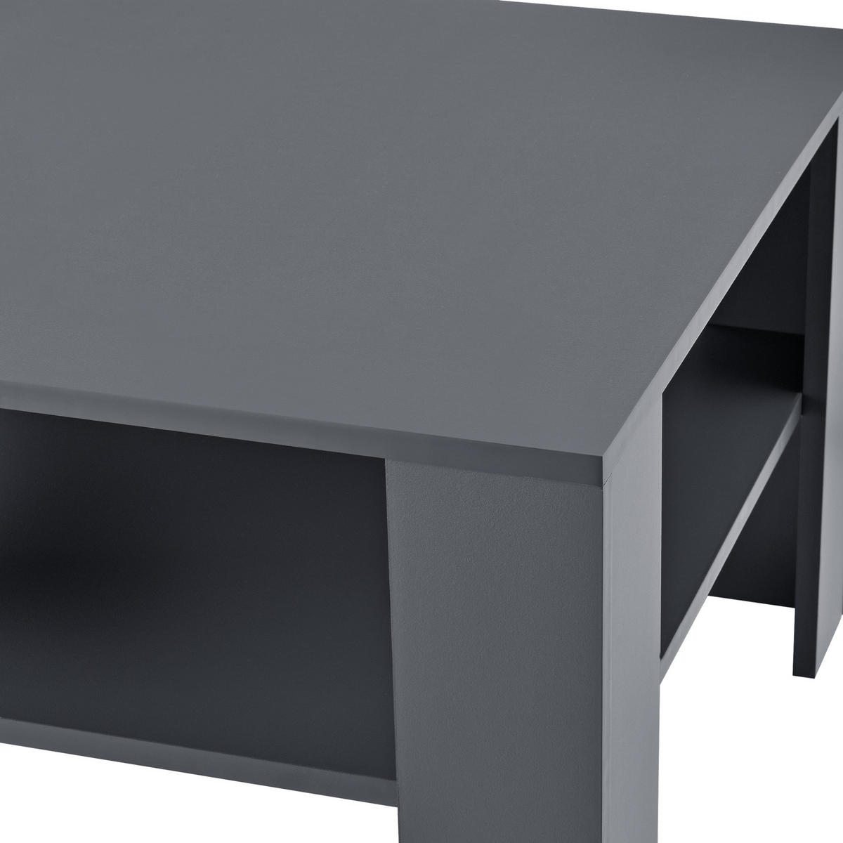 COUCHTISCH Aachen 60/60/40 - Grau, Holzwerkstoff (60/60/40cm) - [en.casa]