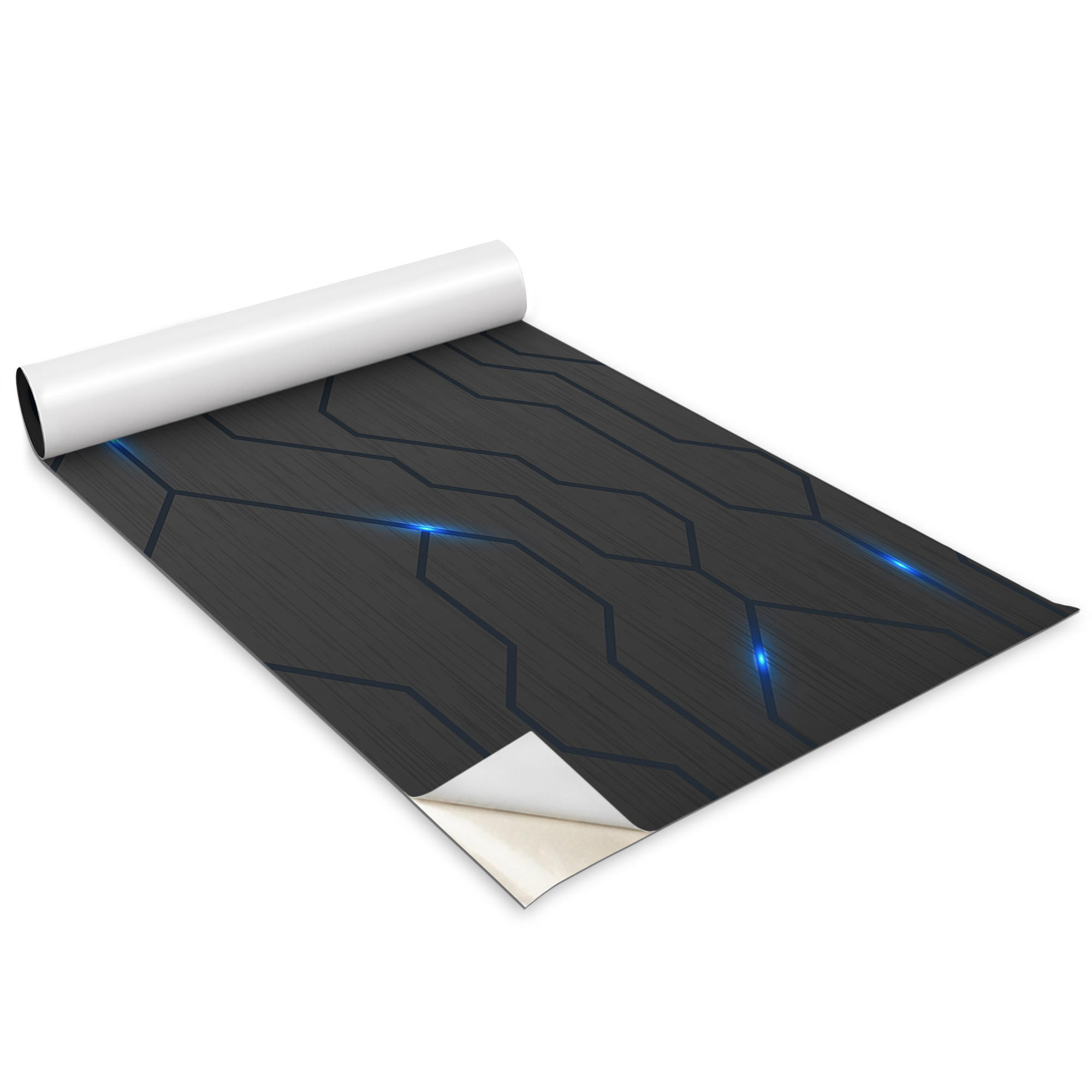 Wallfluent Möblaufkleber Titan 50x0.1x100 cm