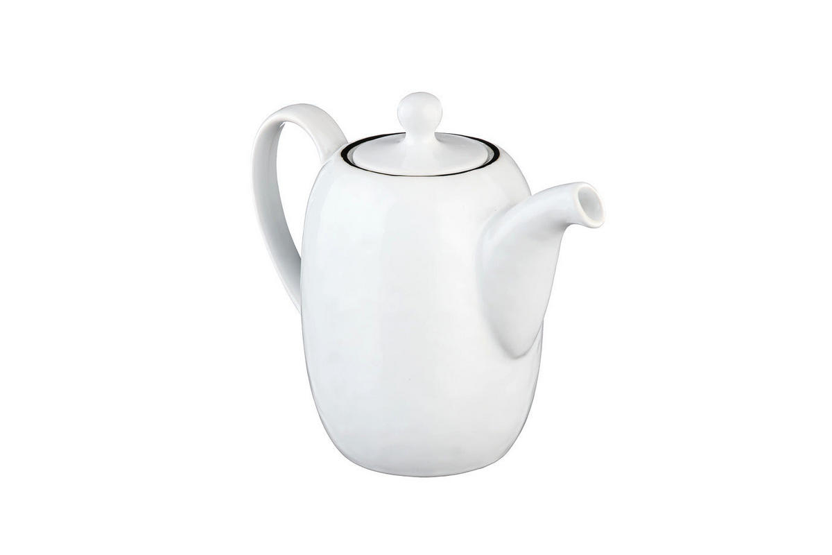 TEEKANNE Pure 1500ml - Schneeweiß - Weiß, Keramik (1.5L) - Björn