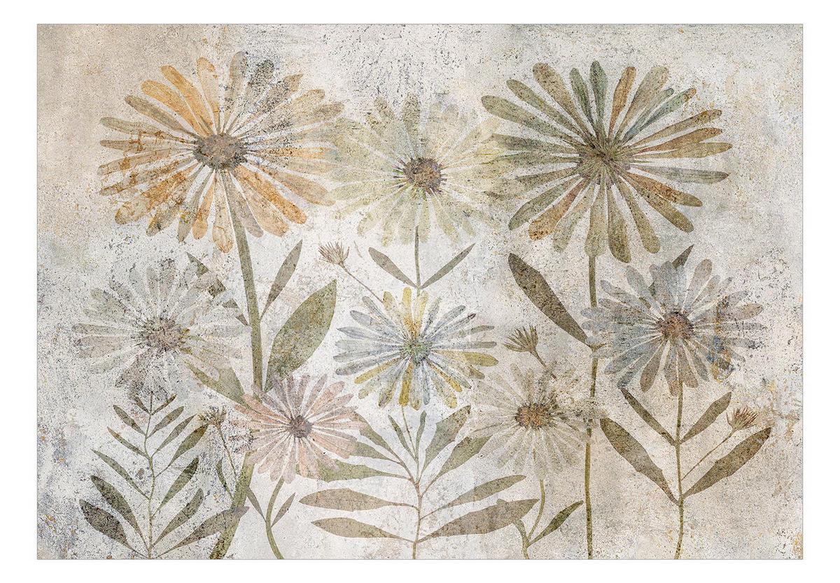 SELBSTKLEBENDE FOTOTAPETE 196/140 cm - Braun/Grau, Kunststoff/Textil (196/1cm) - KUNSTLOFT