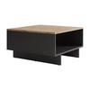 COUCHTISCH Luka Anthrazit/Goldkraft Eiche 60 x 60 cm - Honigeiche/Anthrazit, Holzwerkstoff (60/60/32.3cm) - Vicco