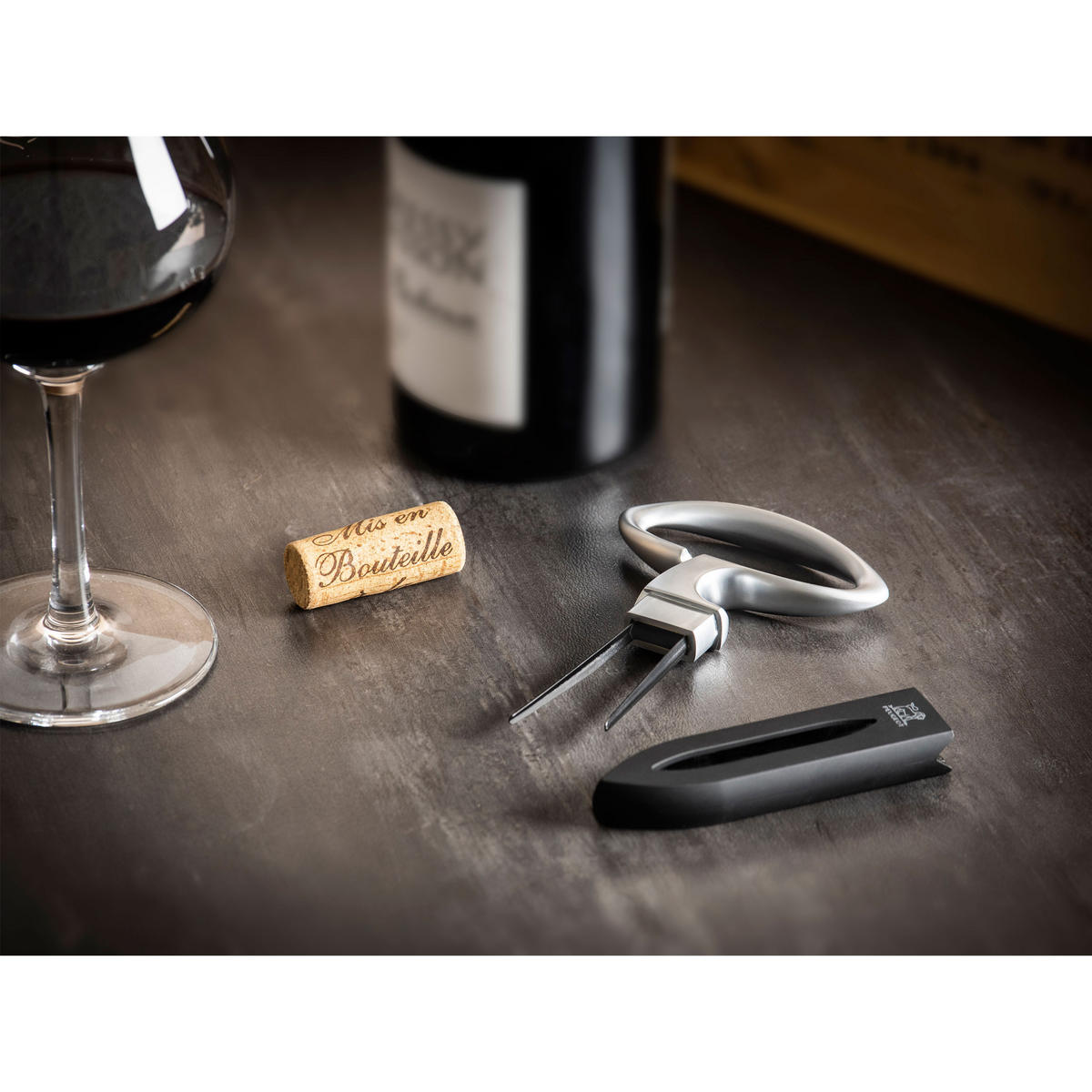 KORKENZIEHER Mathus Schwarz Zamak ABS - Schwarz, Metall (1.5cm) - PEUGEOT