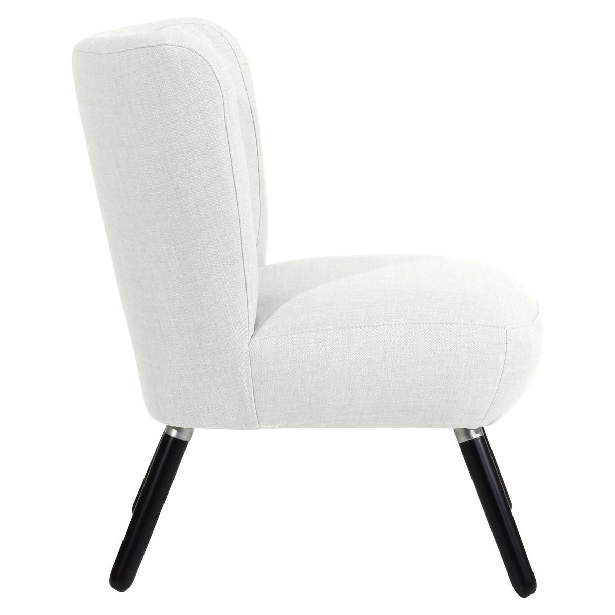 SESSEL Kassi Bezug Flachgewebe Buche schwarz / weiß - Weiß, Kunststoff (69/80/68cm) - 58aufmkessel