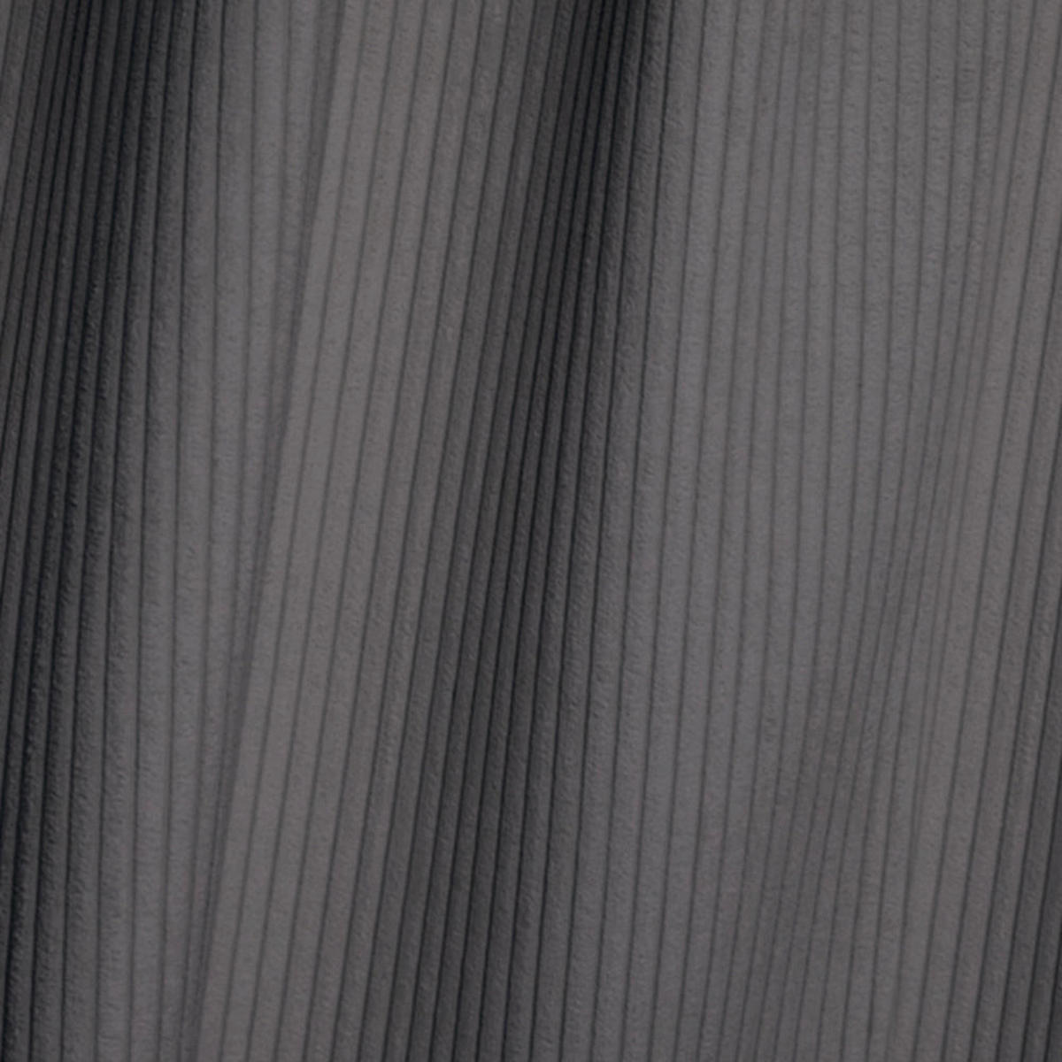ECKSOFA LINKS Gerippter Samt Anthrazitgrau 300cm - Dunkelgrau/Anthrazit, Textil (155/300cm) - Sia Home