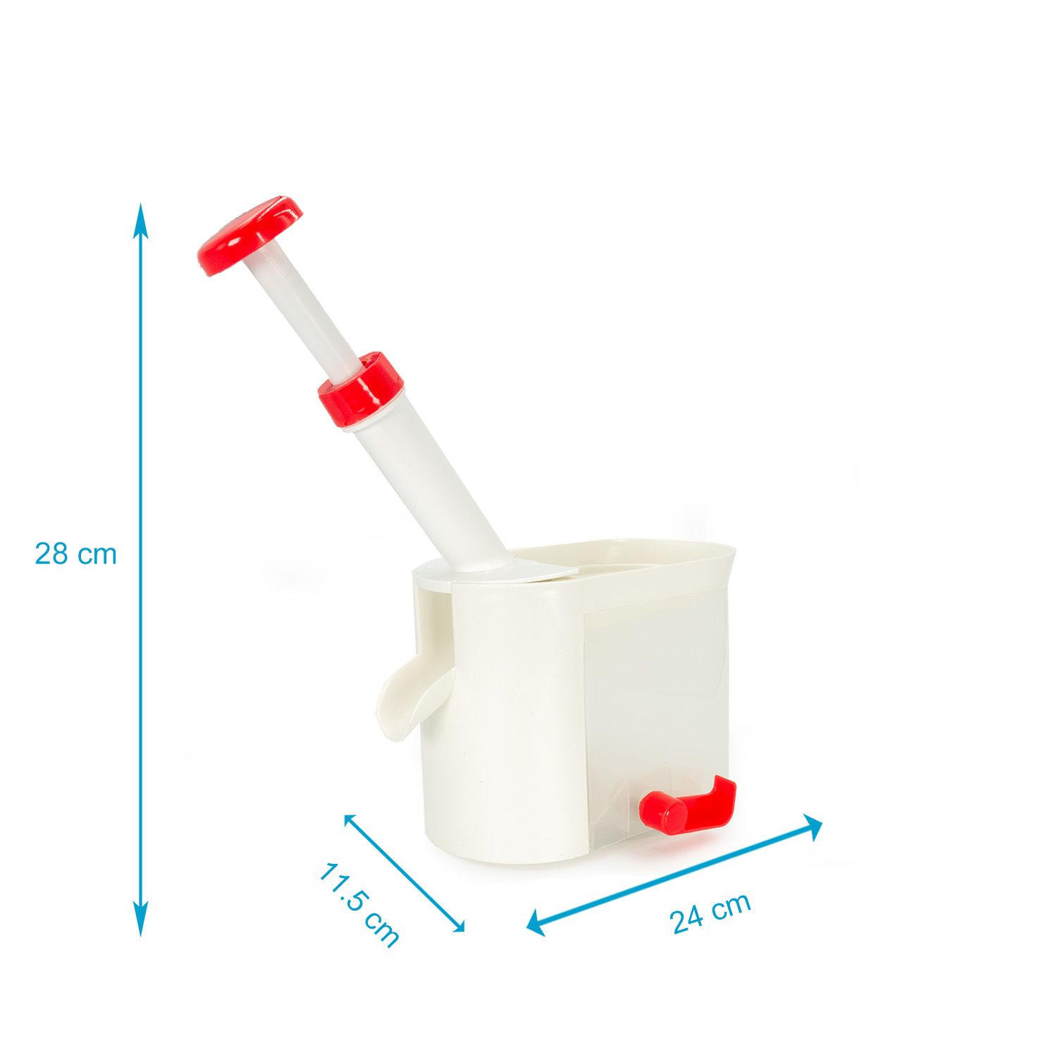 KIRSCHENTKERNER - Weiß, Kunststoff (24cm) - Intirilife
