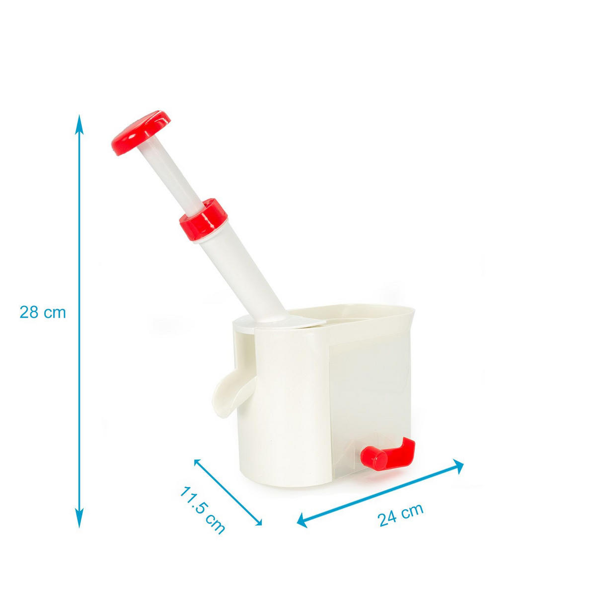 KIRSCHENTKERNER - Weiß, Kunststoff (24cm) - Intirilife