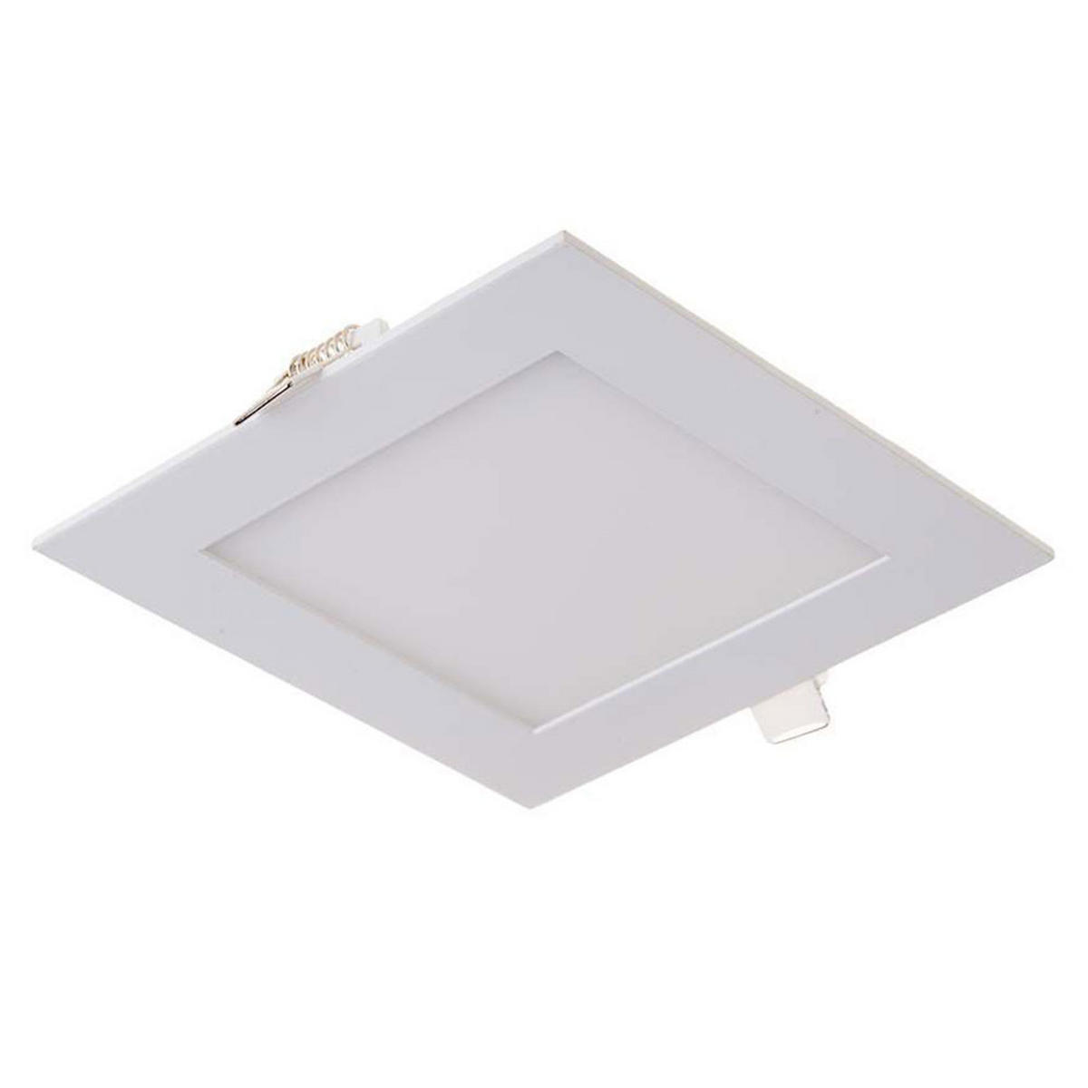 LED DECKENLEUCHTE Einbau Weiß - Weiß, Metall (17/17/1.2cm)