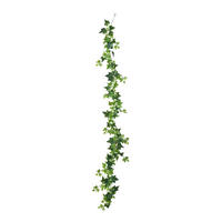 KUNSTPFLANZE Künstliche Efeu Girlande - Anne 180 cm - Grün, Kunststoff (180cm) - aplanta