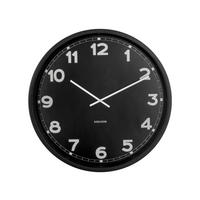 WANDUHR New Classic XL Ø80 cm - Schwarz, Metall (80/80/5.5cm) - Karlsson