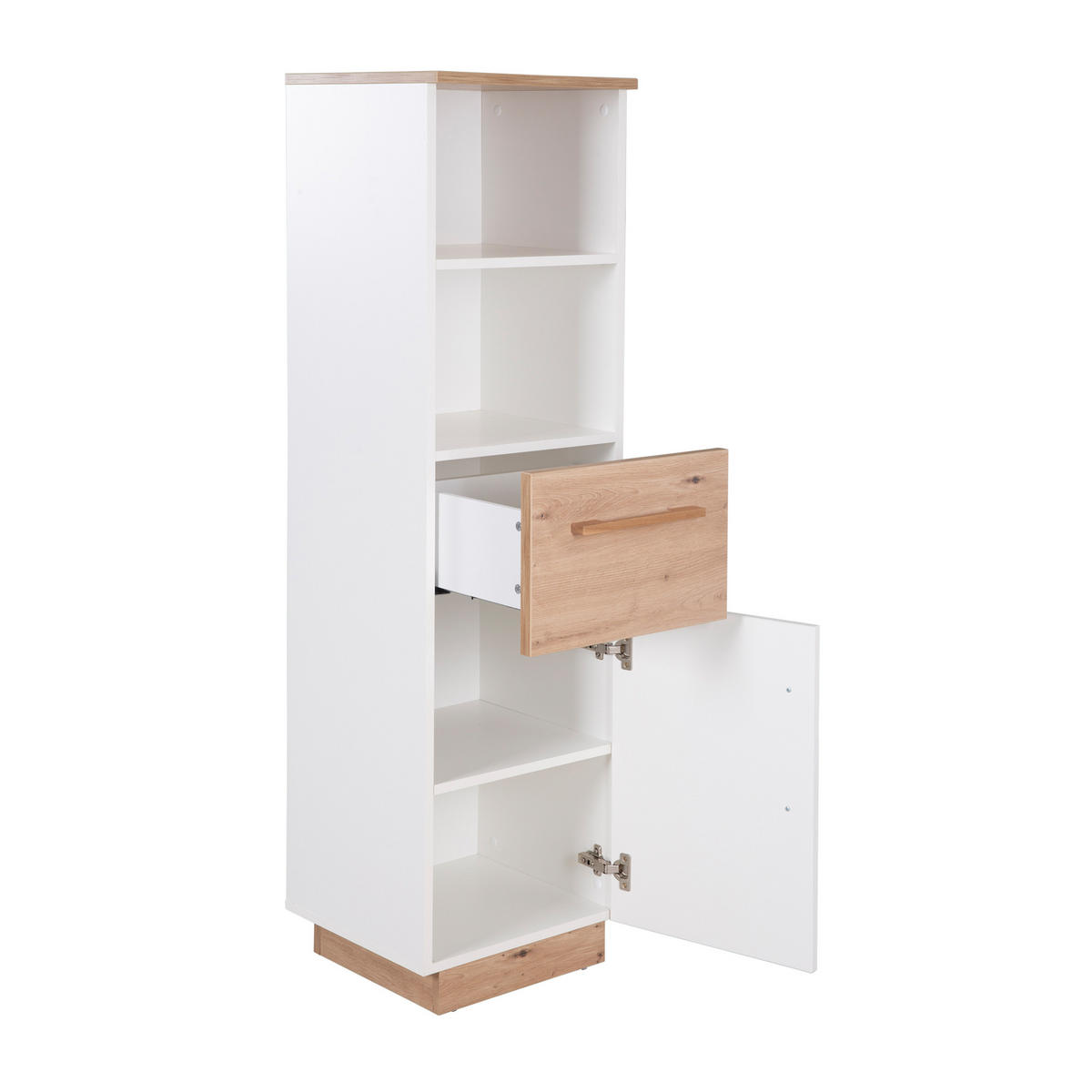 STANDREGAL Lion - Weiß, Holzwerkstoff (39.5/150/42cm) - Roba