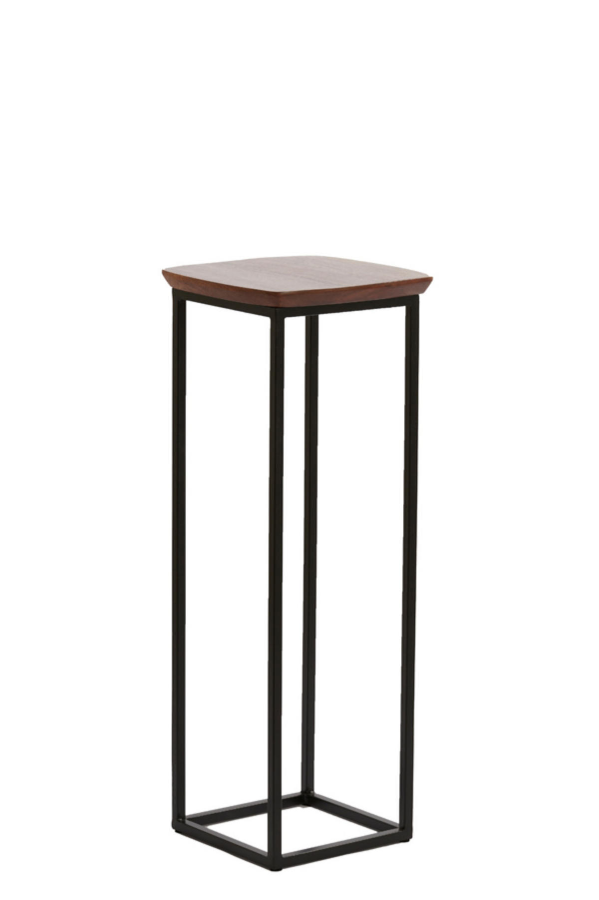 SÄULE Quenza Braun 35/35/100 cm - Braun, Metall (35/35/100cm) - Light & Living
