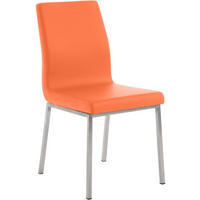 ESSZIMMERSTUHL Colmar 88x40x50 cm orange - Orange, Leder (40/88/50cm) - furnicato