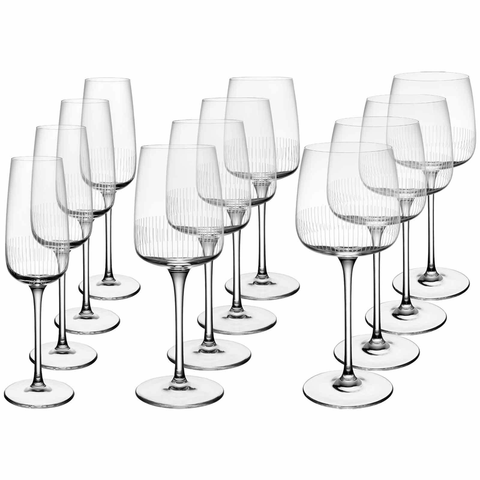 WEIN- UND SEKTGLÄSER Afina transparent 12er Set - Transparent, Glas - Villeroy & Boch