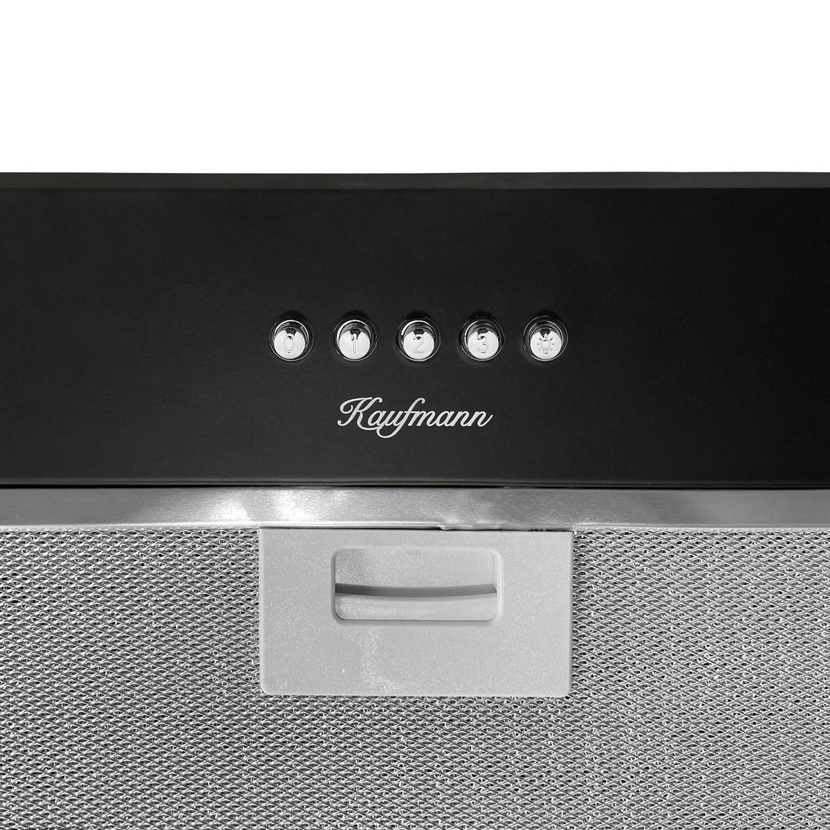 DUNSTABZUGSHAUBE Fenix 52 BL, 3 Stufen, Schwarz, 52 cm, 1000m³/h - Schwarz, Metall (52/21.7/27cm) - Kaufmann