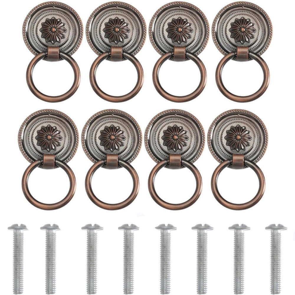 MÖBELGRIFF Antik Messing 2er-Set - Orange, Metall (3.7/1/5.2cm)