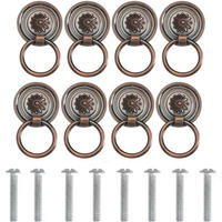 MÖBELGRIFF Antik Messing 2er-Set - Orange, Metall (3.7/1/5.2cm)