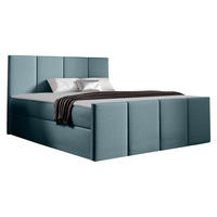 BOXBETT Lars - Blaugrau, Holz (120/200cm) - MIRJAN24