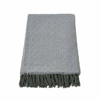 WOHNDECKE Malda 150/200 cm, Baumwolle mit Rautenmuster - Grün, Textil (150/200cm) - Homescapes