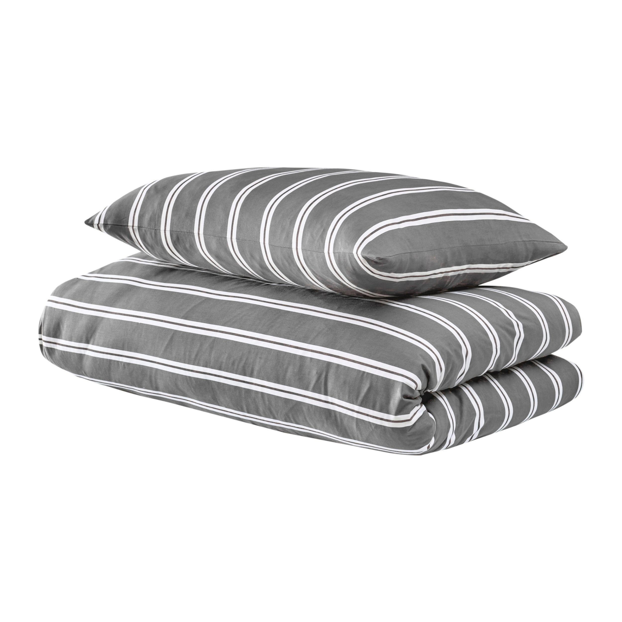BETTWÄSCHESET Colorado - Renforcé - 2-teilig - 135x200cm - Dunkelgrau - Dunkelgrau, Textil (135/200cm) - Uncover by Schiesser