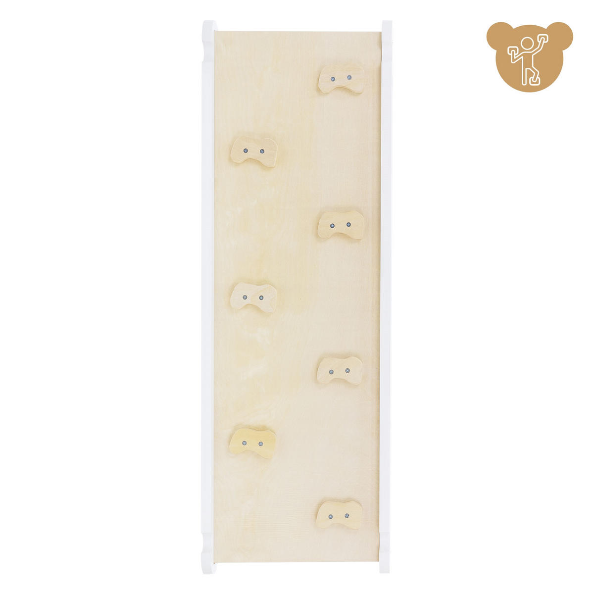 KLETTERBOGEN Set - Braun, Holz (52/45.5/94cm) - Joyz