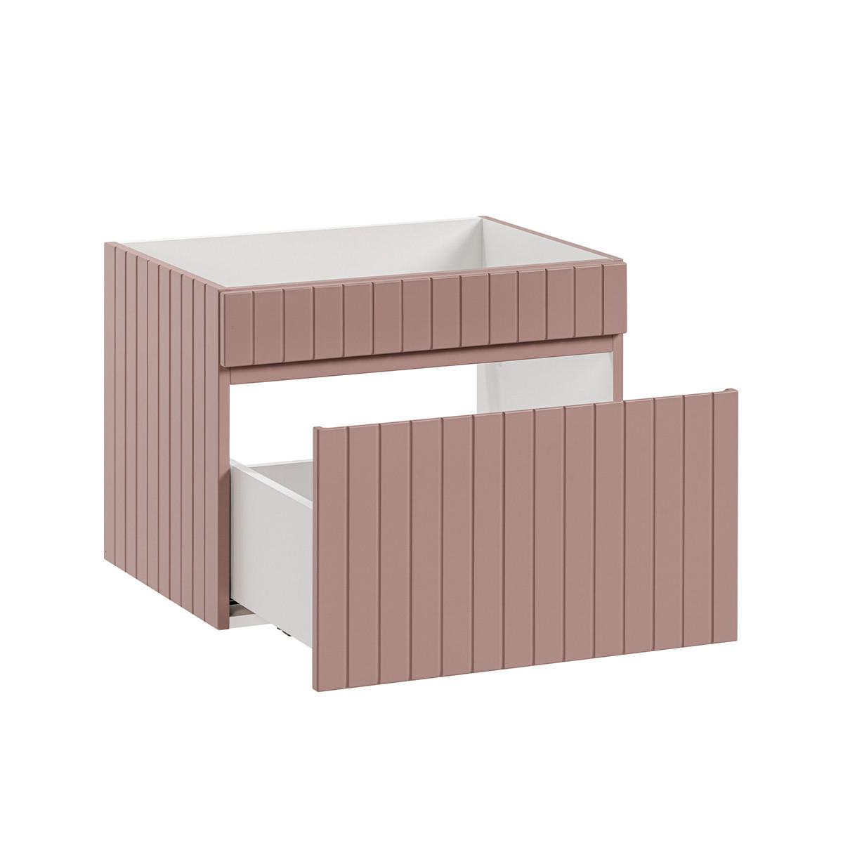 WASCHTISCHUNTERSCHRANK 60cm Zelie Rose - Pink, Holzwerkstoff (60/46/46cm) - Petits-meubles