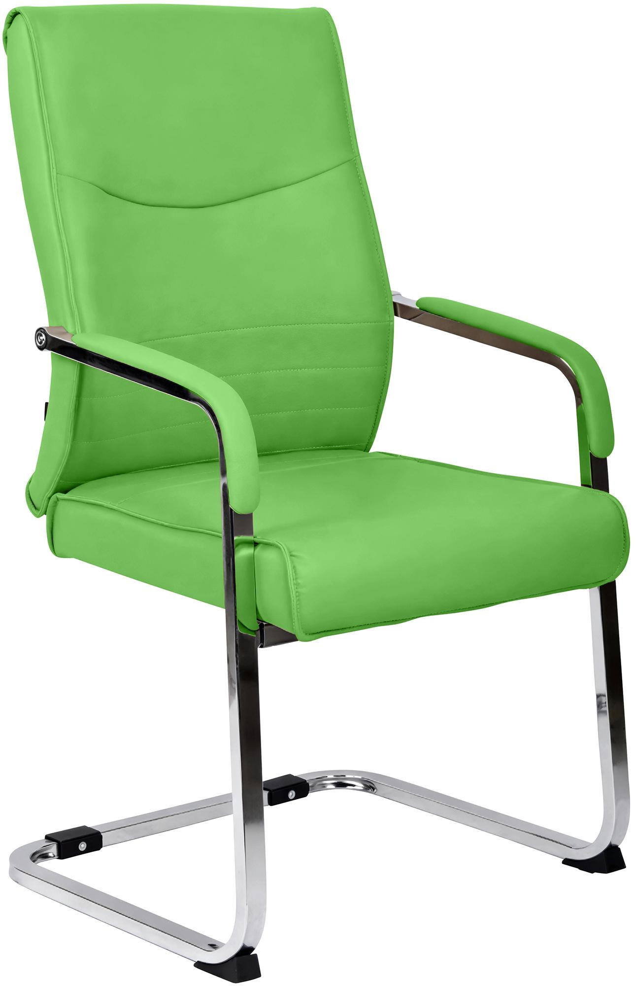 SCHWINGSTUHL Lederlook Grün - Grün, Textil/Metall (55/88/60cm) - CLP