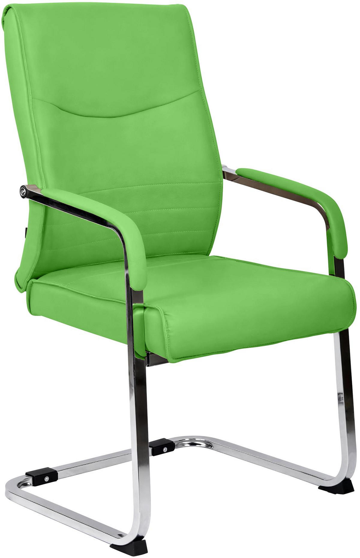 SCHWINGSTUHL Lederlook Grün - Grün, Textil/Metall (55/88/60cm) - CLP