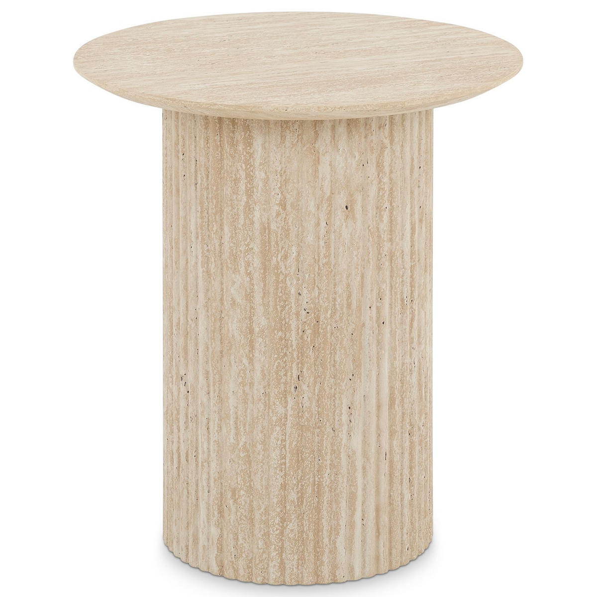 BEISTELLTISCH TEBUR beige - Beige, Holzwerkstoff (45/45/50cm) - IDIMEX