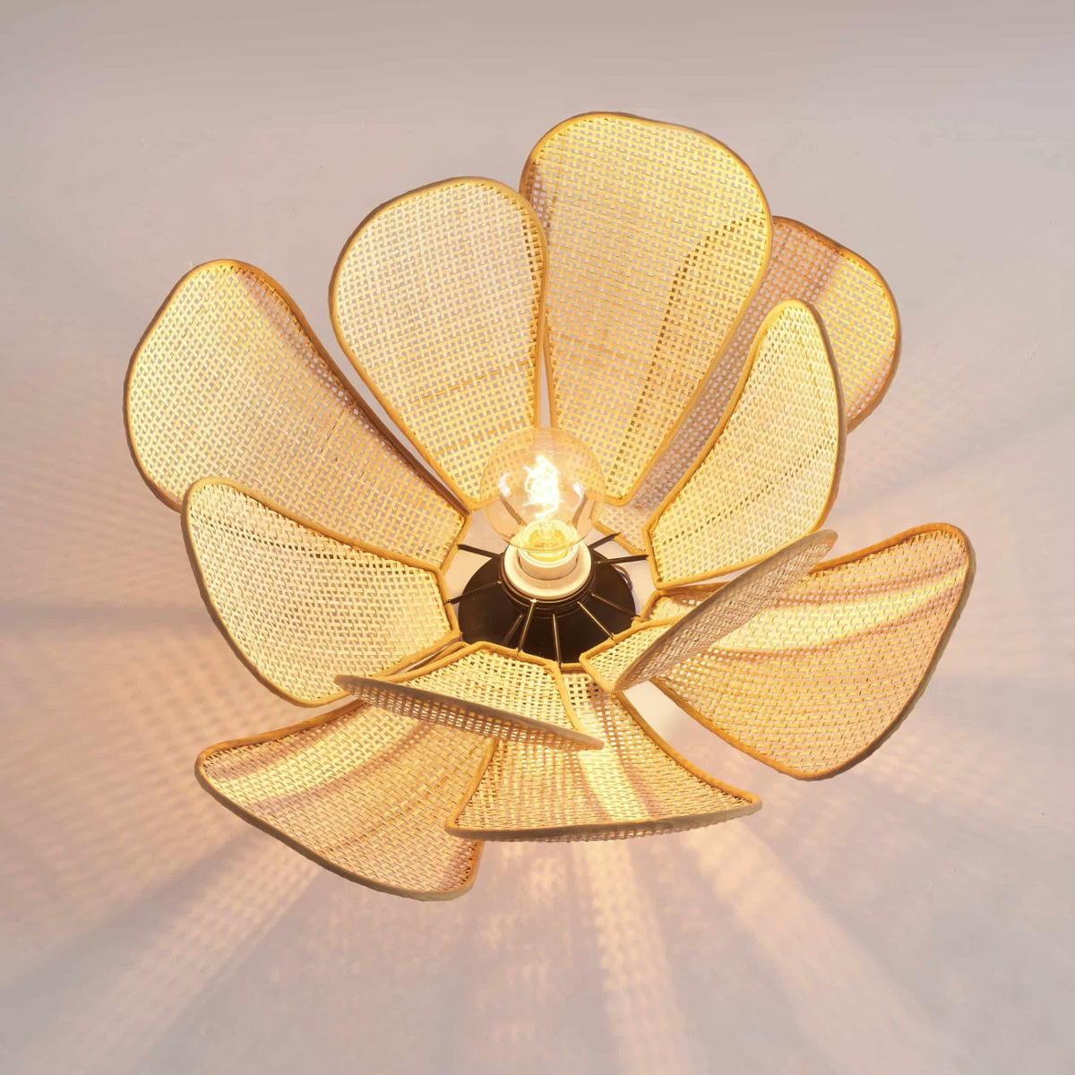 DECKENLEUCHTE Mariella, Beige, 30cm - Beige, Metall (30/50/30cm) - KOSILUM