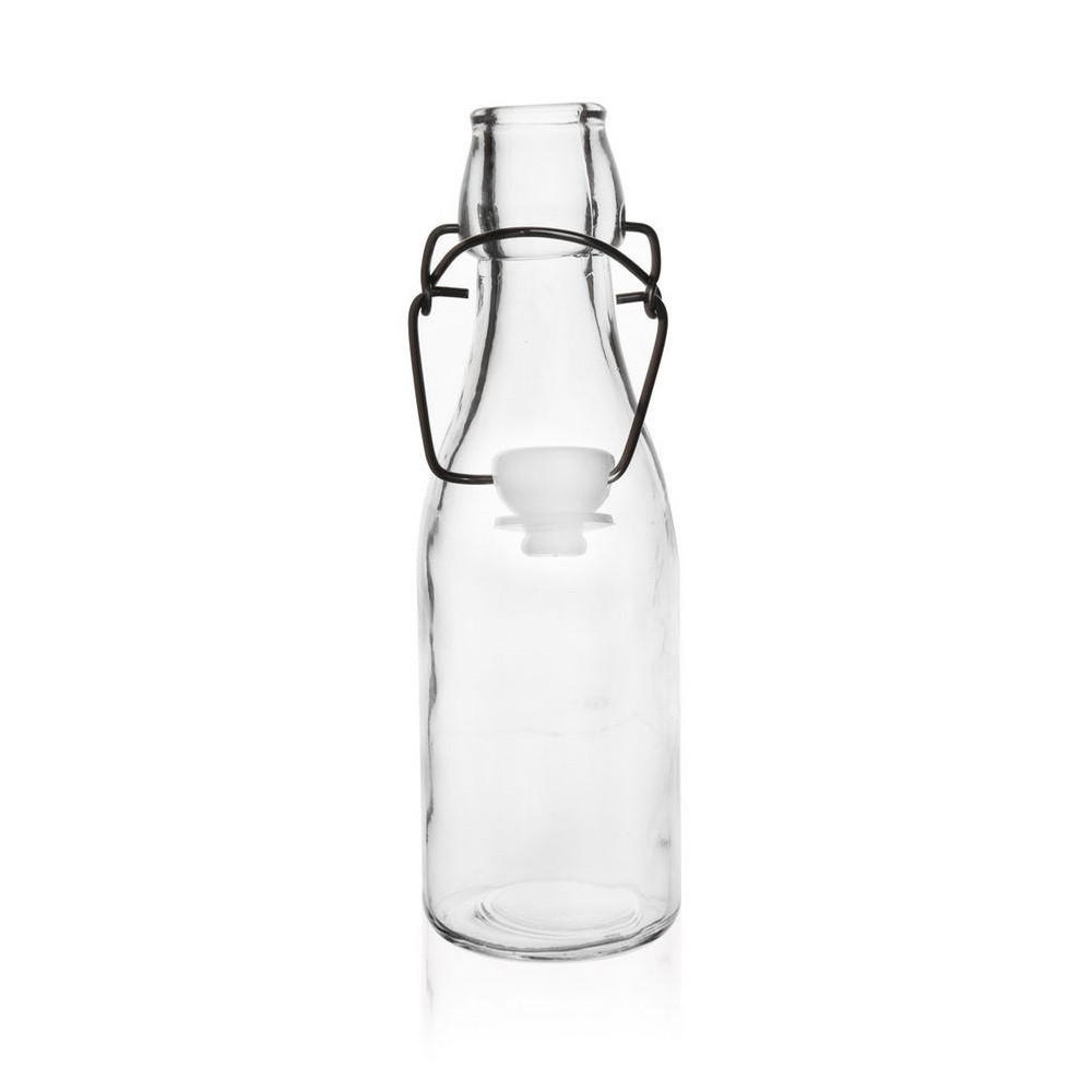 ESSIGFLASCHE Bügelverschluss 290 ml Transparent - Transparent, Glas (6/20/6cm) - Orion 
